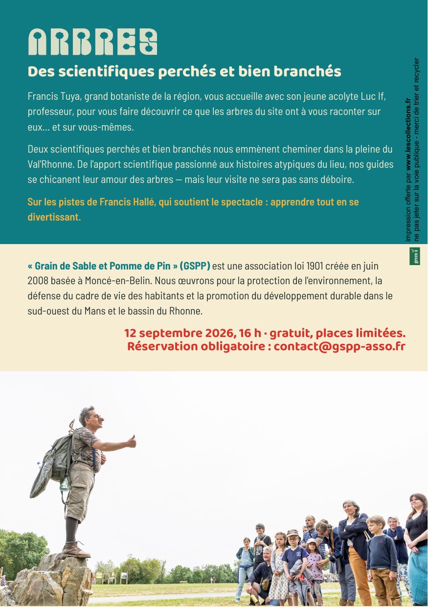 Flyer ARBRES - verso