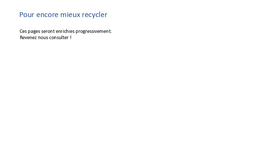 Mieux trier 10