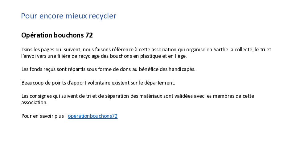 Mieux trier 2